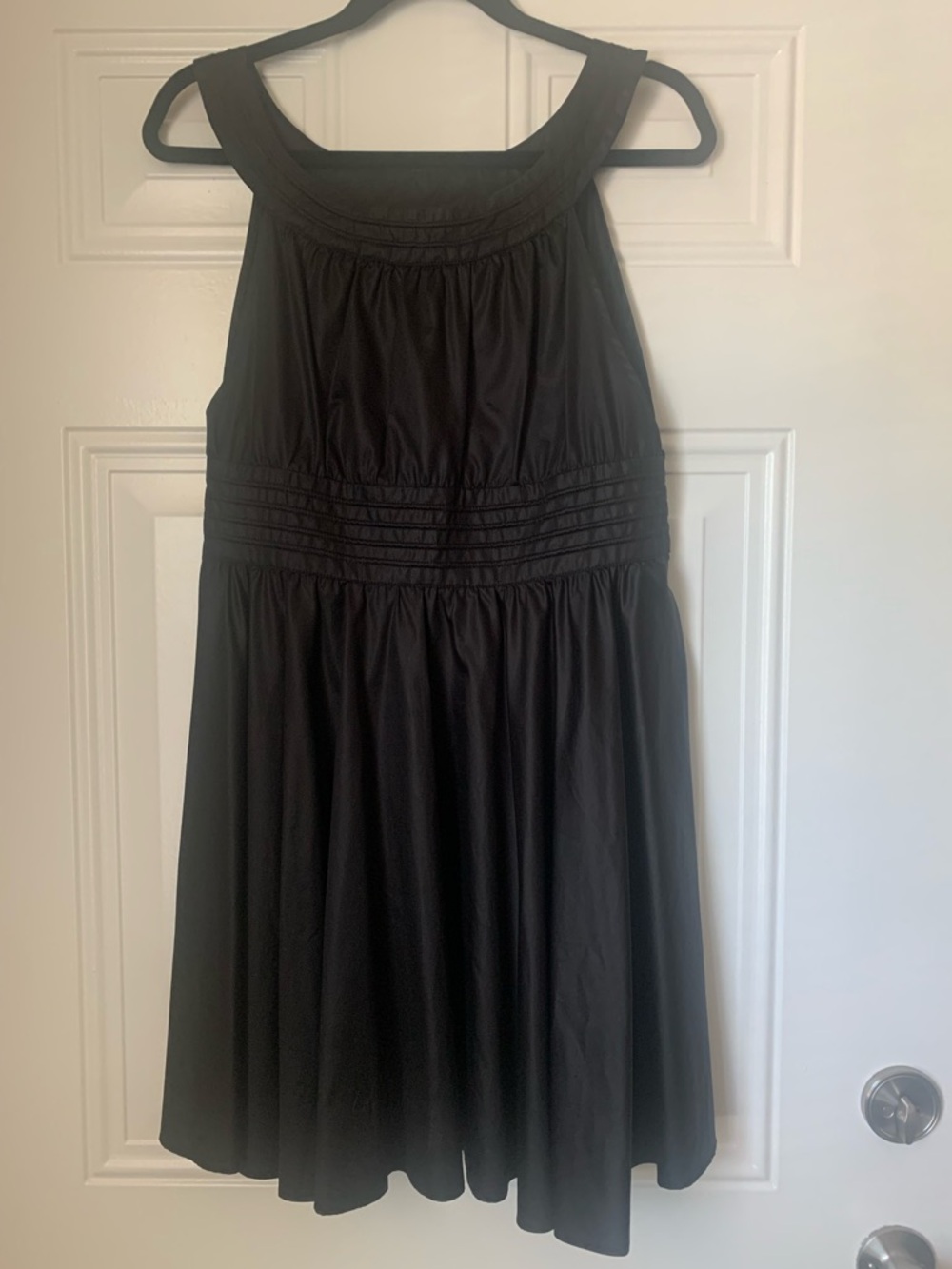 French Connection Black Vintage Sleeveless Circle Mini Dress Size 8